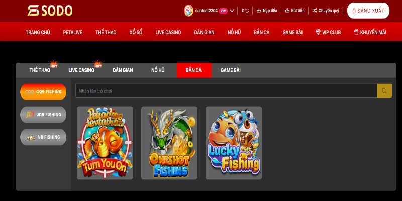 Đôi nét về sảnh bắn cá 79Sodo